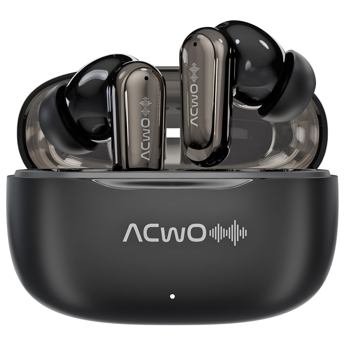DwOTS 717 PRO | ANC up to 32dB, 40HRS Playback, Fast Charging, Dual Pairing, Quad-mic ENC, Instant auto Connect, IPX5, Bluetooth v5.4, True Wireless Earbuds with mic (Dark Charcoal)-image-13