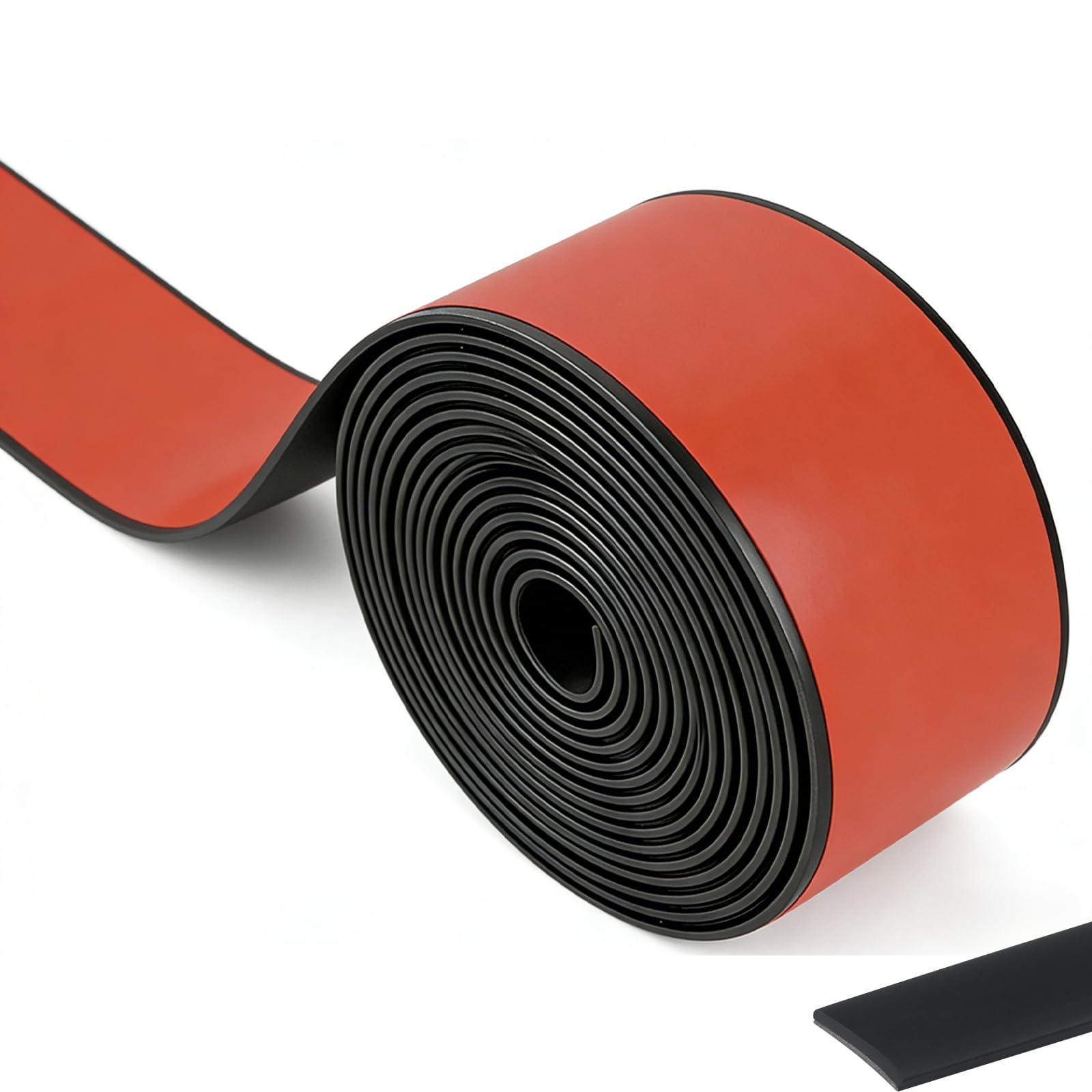 Selbstklebender Gummistreifen 20x2 Mm – 3 M, EPDM, Rutschfest & ölbeständig, Für Dichtungen & Polsterung