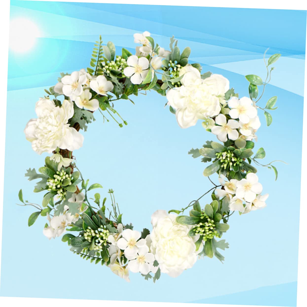 Cabilock 2stücke Künstlicher Camellia Girlande Dekorative Hängende Blumen Für Haustür Hochzeit Und Zuhause Pflegeleichte Deko Ohne Verblassen Frisch Und Natürlich