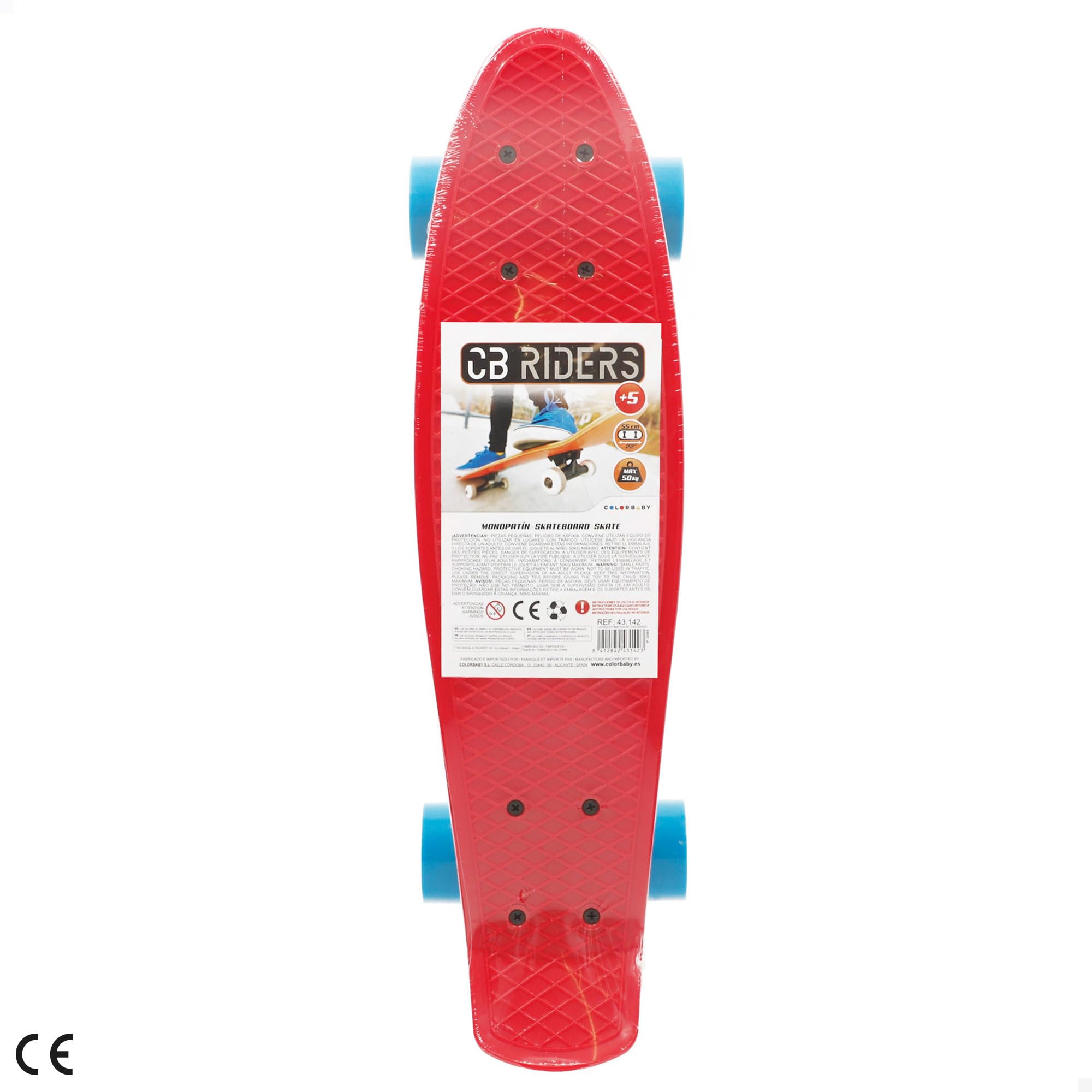 ColorBaby – Skateboard Rosso
