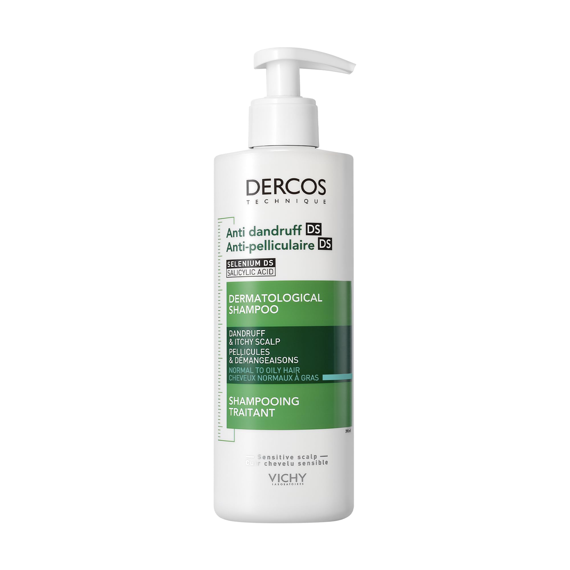 Vichy Dercos Technique Champú Anticaspa para Cabello Graso de 390 ml