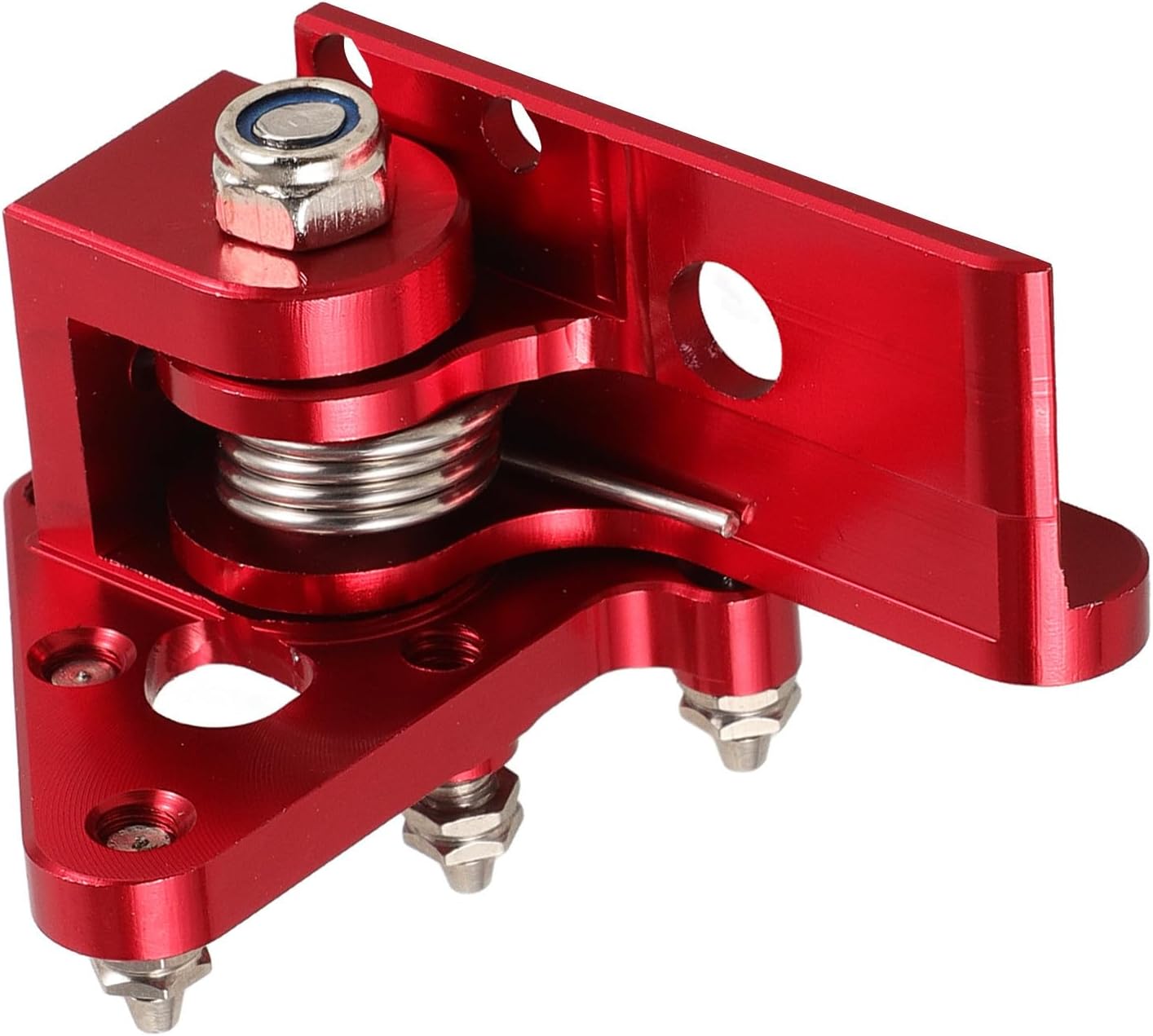 Sturdy Motorcycle Brake Pedal Lever Step Plate Made of Aluminum Alloy with Rotatable Foot Lever Tip Compatible with Motorcycle Models for Riders