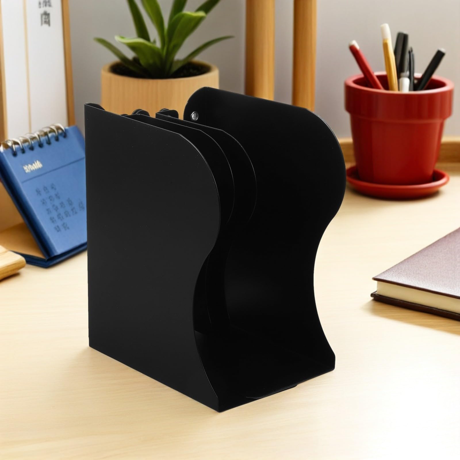 Sujetalibros 2 Piezas de Metal, Estante Extensibles