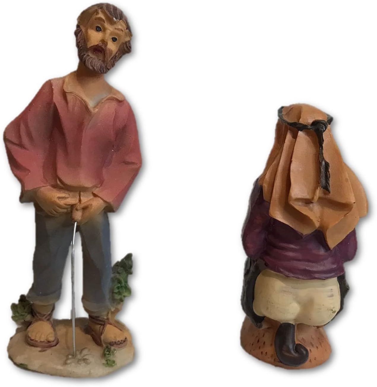BEST&FREE Caganer o caganet Belen y meon para Figuras del Belen. Las más Graciosa en Las Figuritas del Belen. Adorno para Belenes de Navidad. Figuras para el Belen de Navidad graciosas.