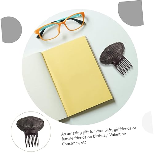 Miniatura 9 de 6 piezas de insertos para el cabello para mujer, pinzas voluminizadoras de raíz para volumen de cabello, accesorios para moño, mejorador de volumen