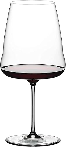 Miniatura 4 de Riedel Winewings CabernetMerlot - Copa de vino personalizada grabada gigante de 33 onzas, copa de vino tinto de cristal para Cabernet Sauvignon,