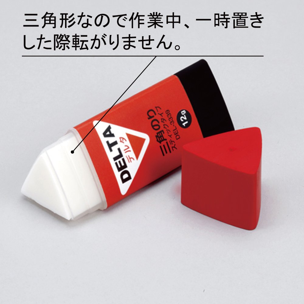 Amazon | セキセイ スティックのり デルタ 三角のり 6本 DEL-3366
