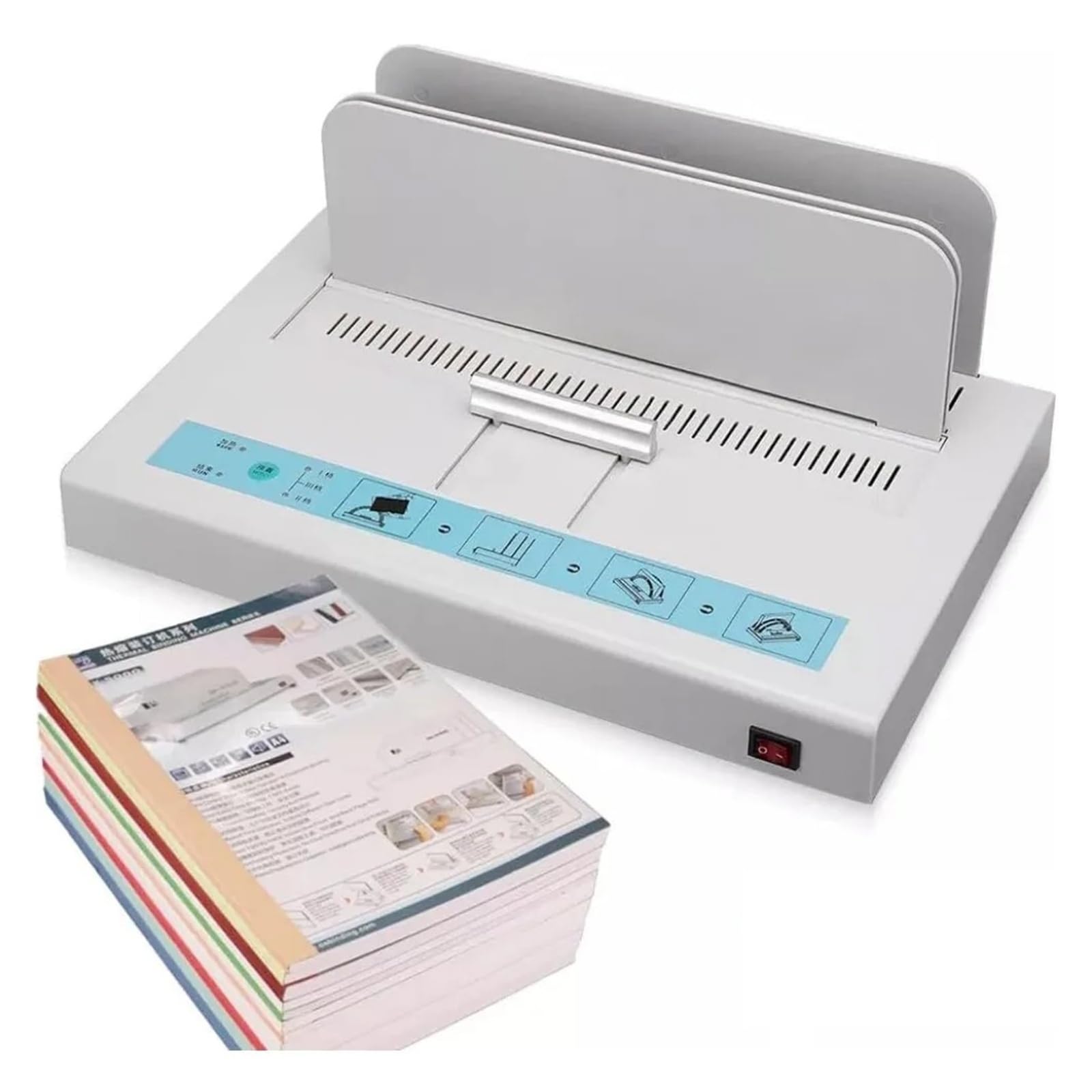 Cartella for rilegatura termica A4, raccoglitore automatico for libri elettrici, documenti contrattuali, fatture, for progetti di ufficio e casa per Relazioni, Contratti