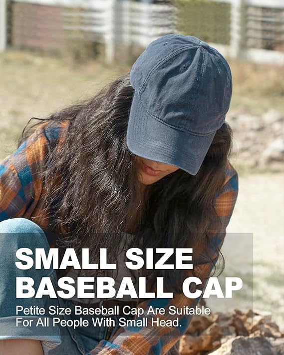 Image of Alexvyan Blue Plain Breathable Head Caps for Unisex with Adjustable Strap in Summer for Men & Women Sports Cap