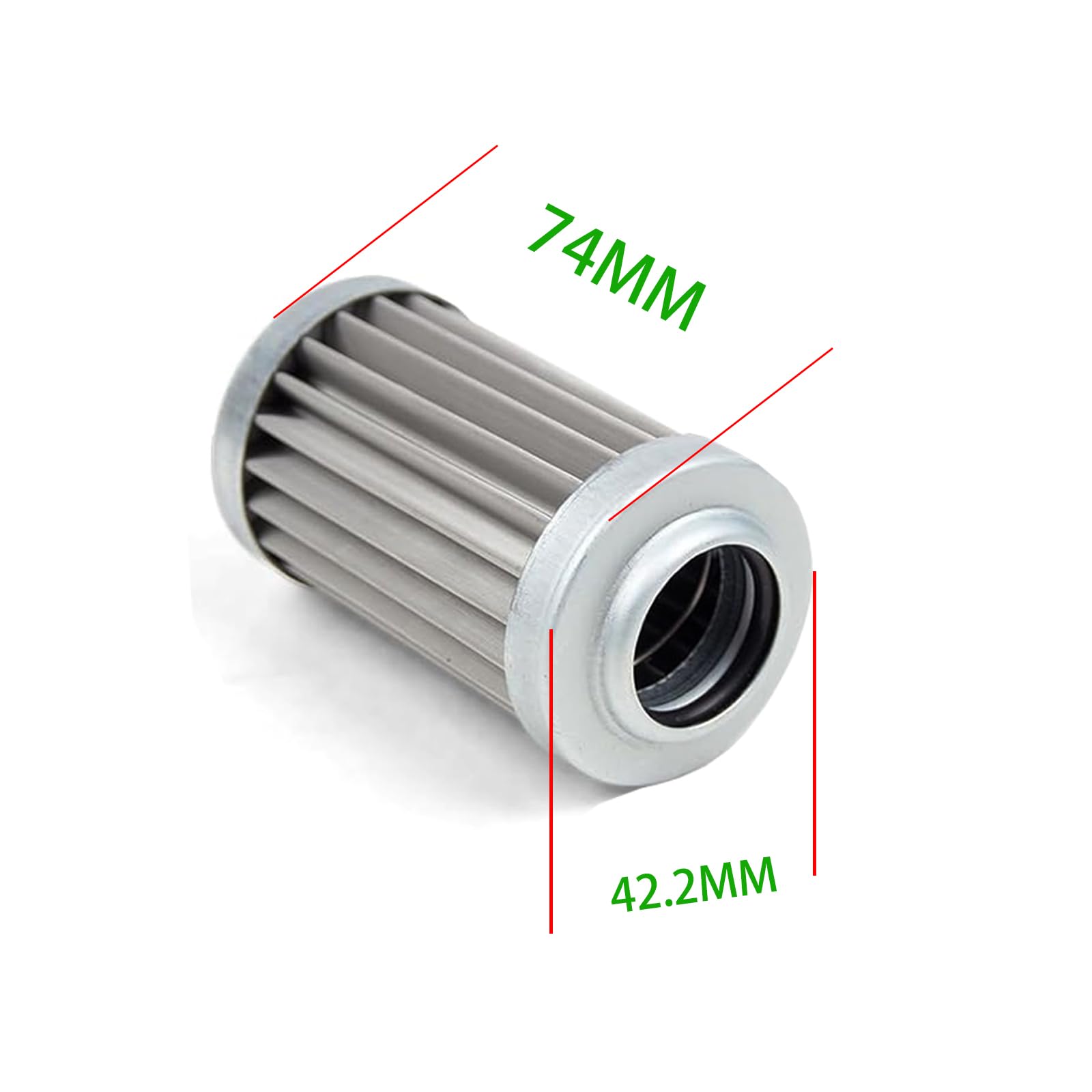 Filtro De Diésel para Coche, Filtro De Combustible para Coches De Carreras, Elemento De Repuesto De 10 Micras, Conjunto Separador, Elementos del Motor S. Filtro De Combustible De Núcleo