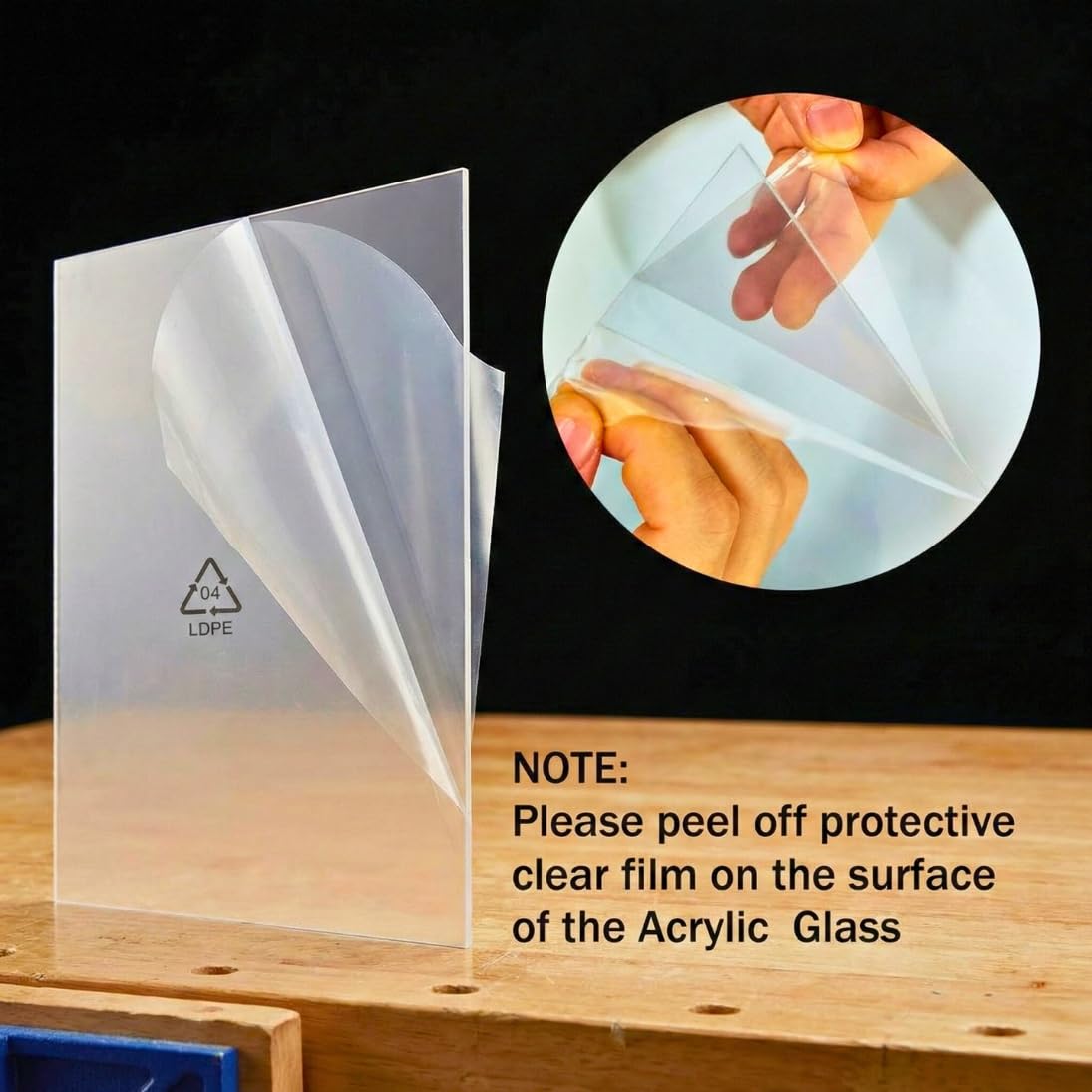 Book Photo Frame - Unbreakable Acrylic Display -6 Book Photo Frame - Unbreakable Acrylic Display -6