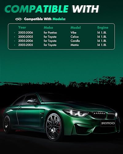 Vista 1153 de SCITOO 1 bobinas de encendido con 4 bujías de iridio para Chevrolet 2011-2015 Cruze 1.4L 2016 Cruze Limited 1.4L 2012-2020 Sonic 1.4L 2013-2021 Trax