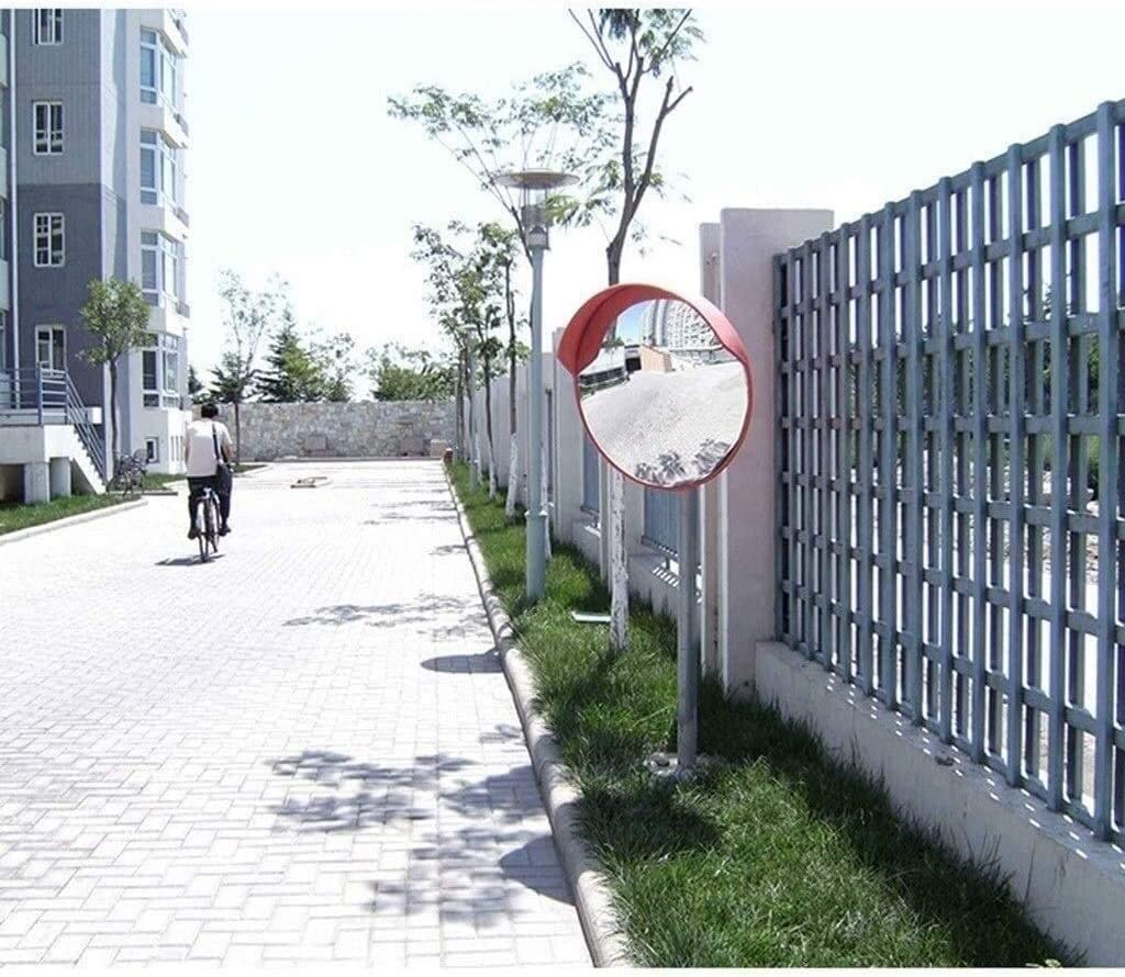 Automotive Wide Angle Rearview Mirror Convex Mirror, Parking Lot Factory Entrance Corner Mirror Wide Angle Mirror(45CM)