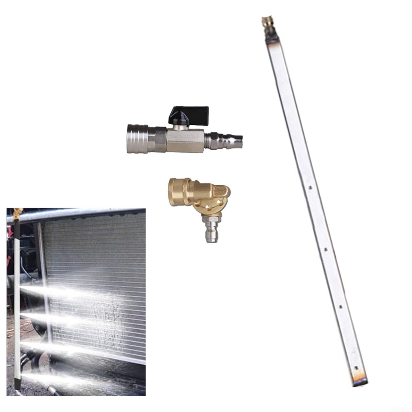 Herramienta portátil de limpieza de radiador con dos acoplamientos rápidos 2000PSI Radiador Flush Cleaner Tool 60CM