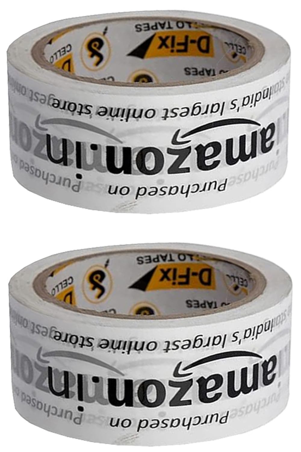 D-fix® 2 Rolls, Per Pack Self Adhesive Amazon Printed Packing Cello Tape - 65 Meters in Length - 48mm Width, BOPP Industrial Packaging Tape for E-Commerce Box Packing (B0CJJTJ9WR) Amazon Price History, Amazon Price Tracker