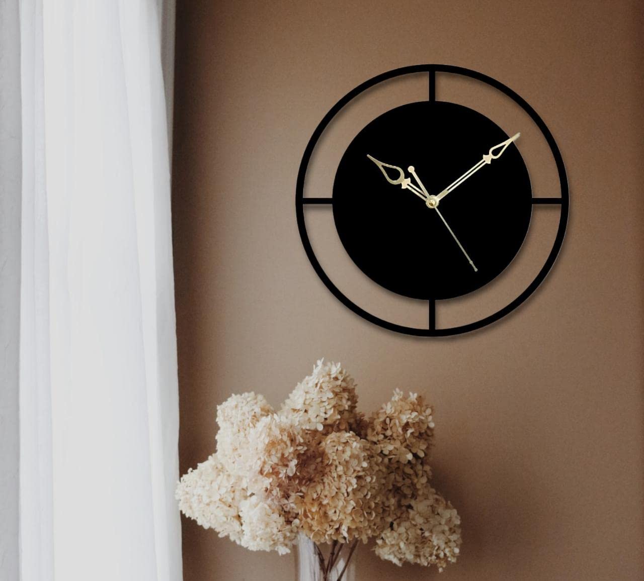 Buy Laser HomeGoods Trendy and Luxury Laser Metal Wall Clock It exudes