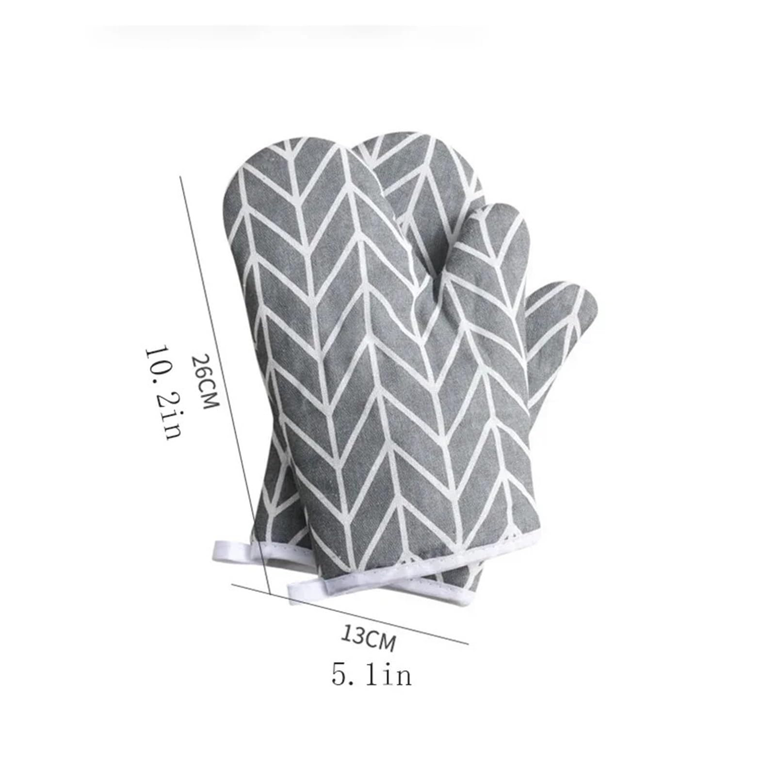 MRKU Gants de Cuisine isolants pour Four (Lot de 2), résistants à la Chaleur et compatibles Micro-Ondes, avec Grille épaisse.