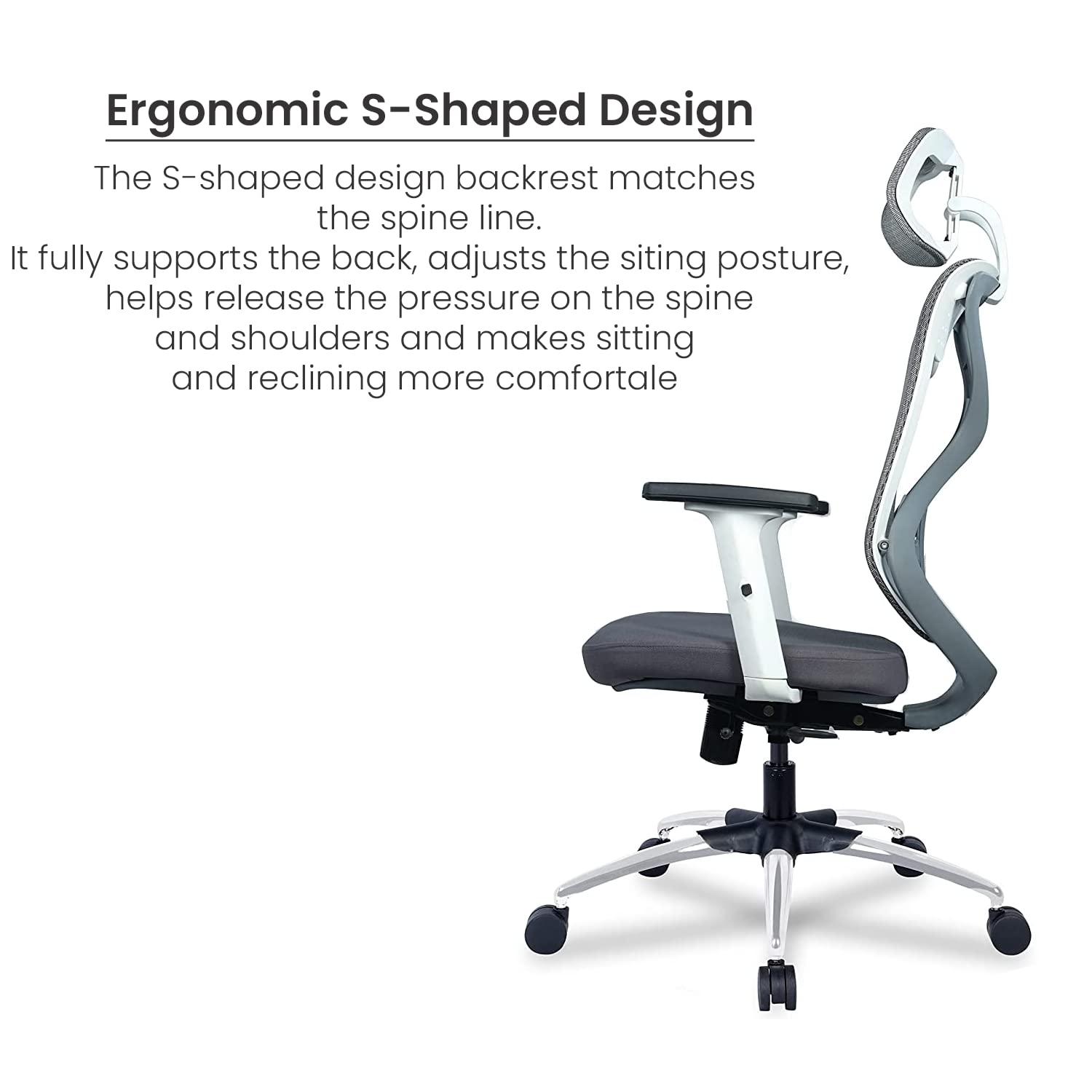Buy Green Soul Zodiac Pro Office Chair, High Back Mesh Ergonomic Home