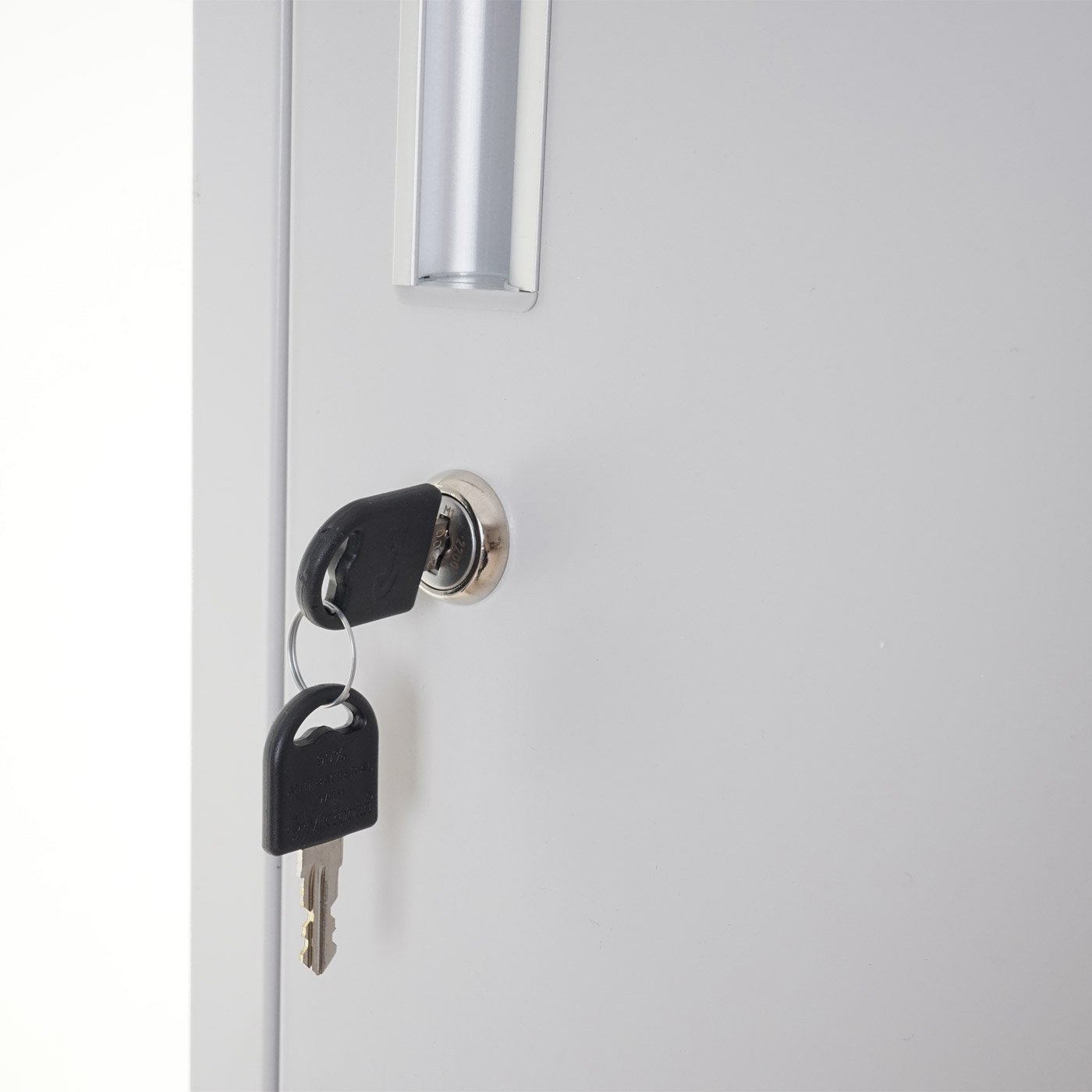 Mendler Schließfach Boston T829, Schließfachschrank Wertfachschrank Spind, Metall 12 Fächer - grau