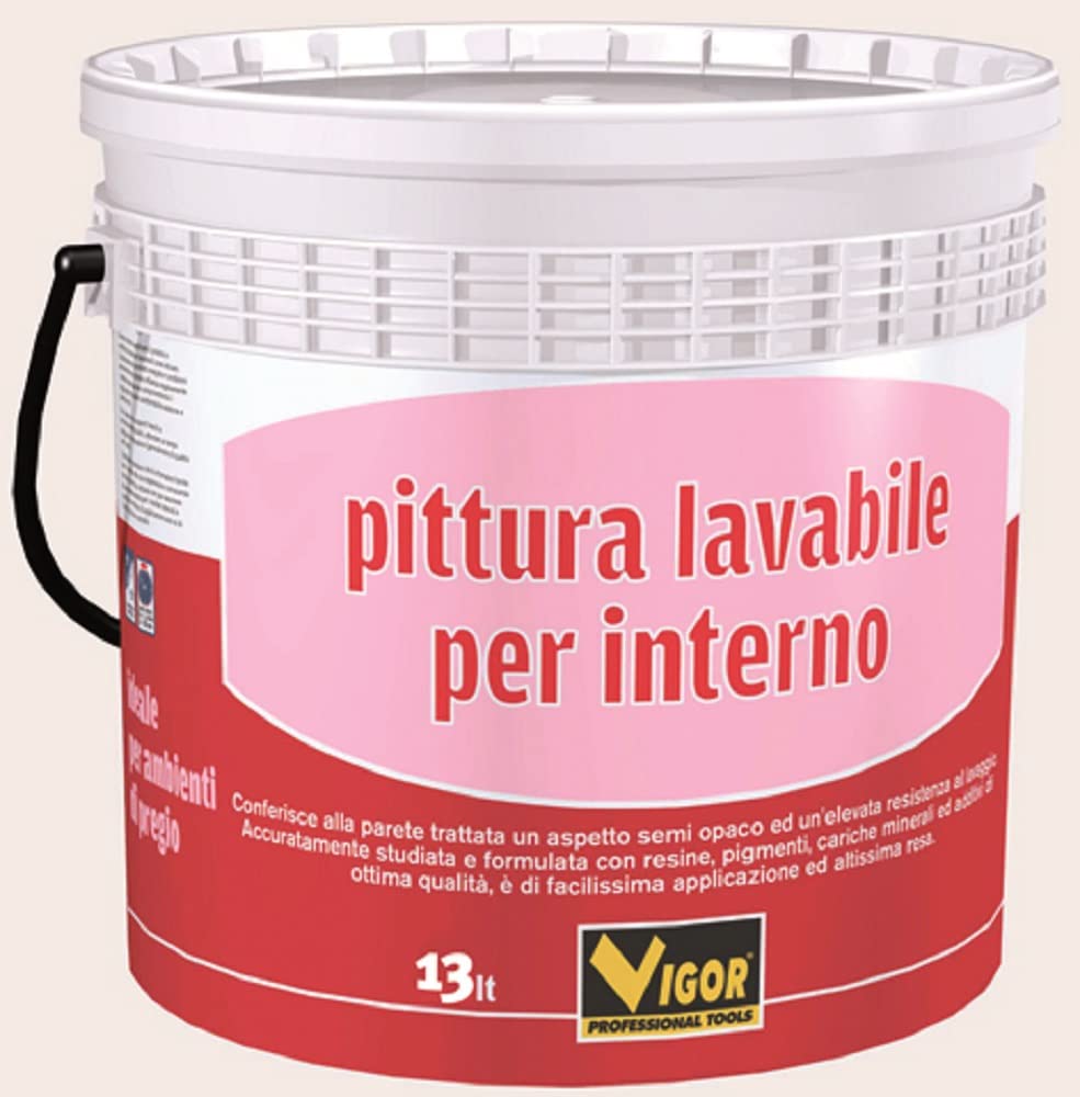 Vigor 3360613 Pintura Mural lavable interior, blanco