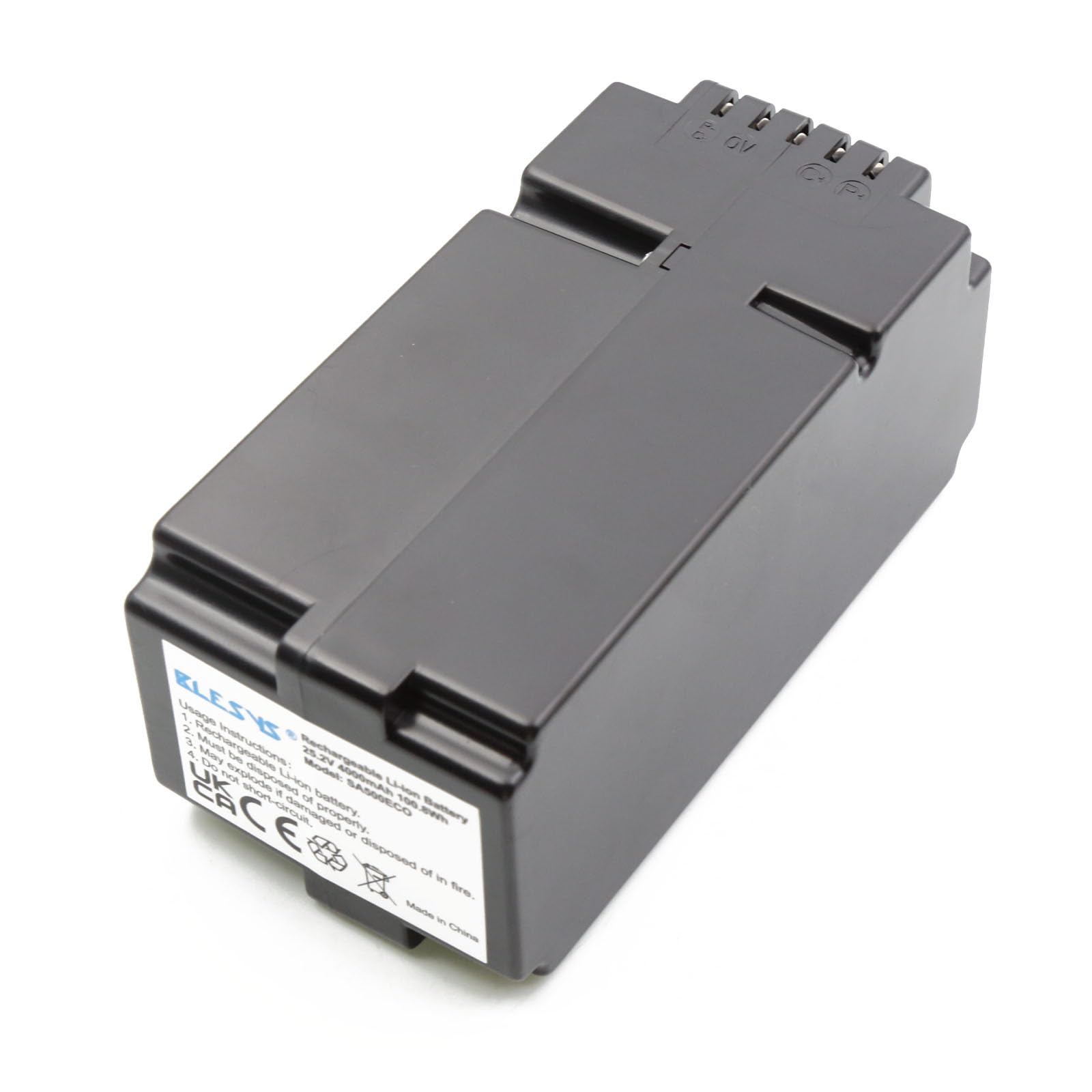 BLESYS Batterie 3900mAh 25.5V pour Yard Force Robot Tondeuse SA500ECO SA650ECO SA900ECO Réplacement 862601, 862615, 8626