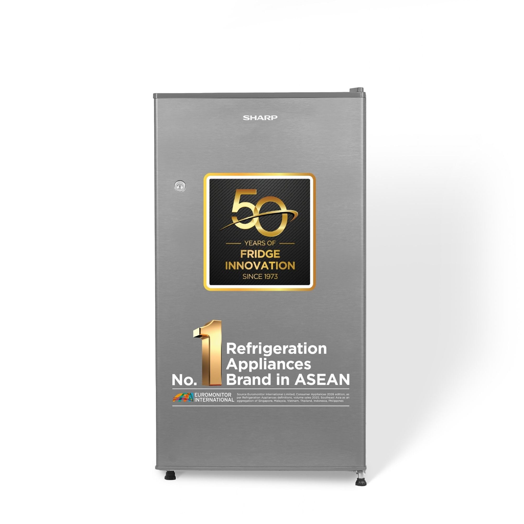 SHARP 50L Mini Fridge - Compact & Energy Efficient -12