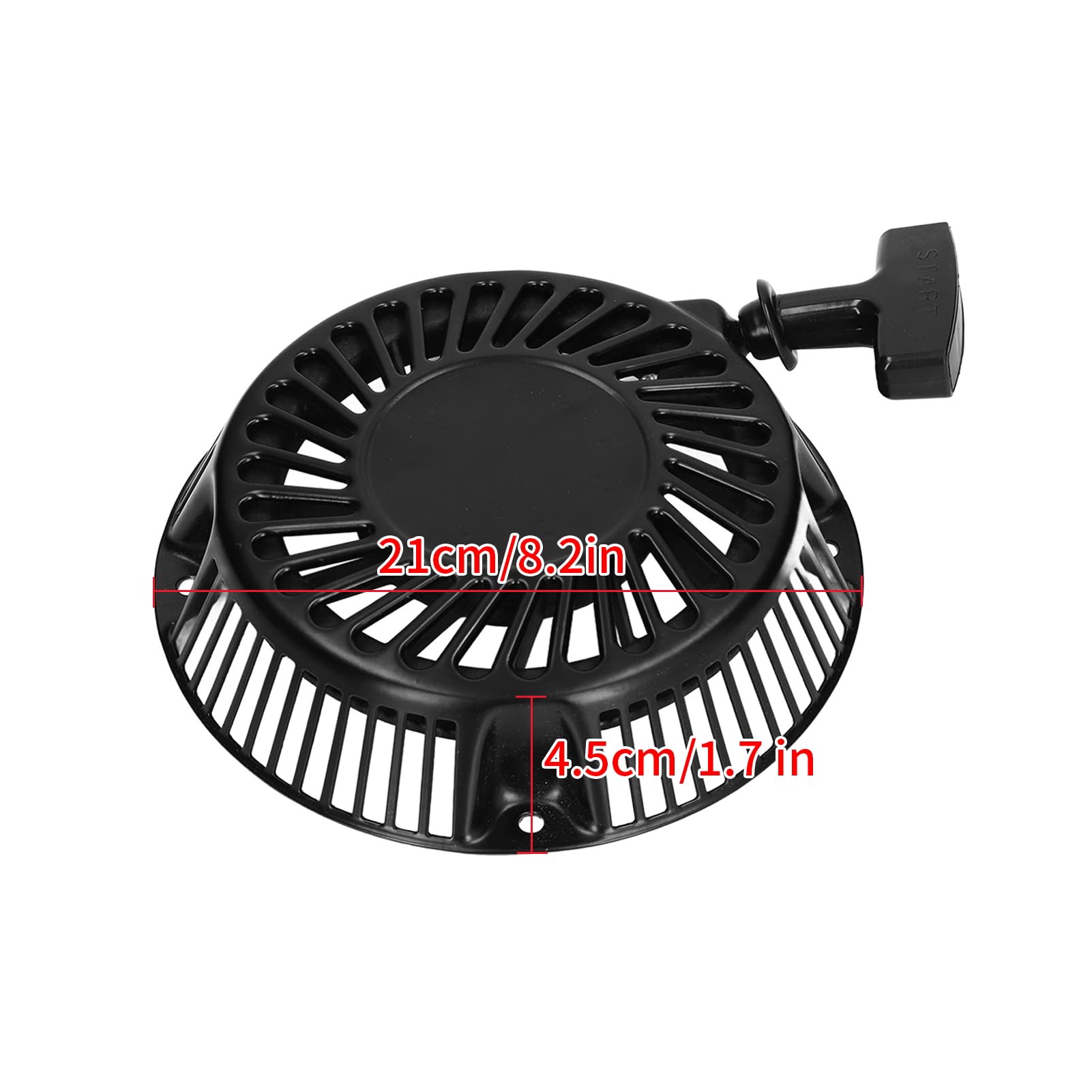 Yuecoom Recoil Starter,Recoil Starter Pull Start Assembly for 591606 695058 11?17.5 Lawn Mower Pull Starter, Horsepower Engine black
