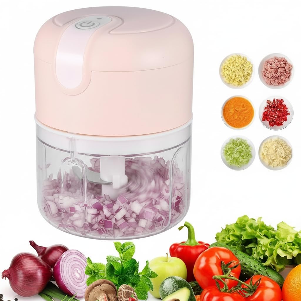 Electric Food Chopper Mini Blender 250ml Small Food Processor USB โ image 1