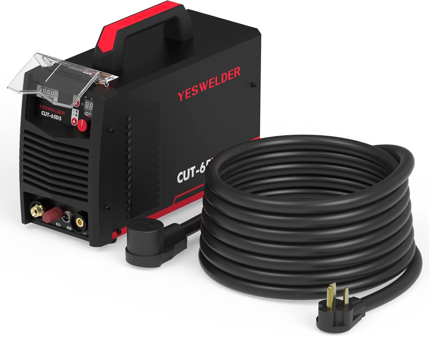 YESWELDER CUT65DS Plasma Cutter & 8AWG 40ft 250 Volt Welder Extension