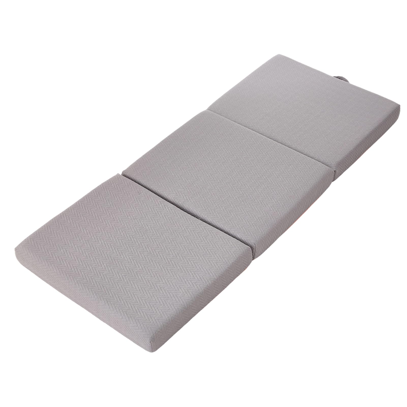 Warmiehomy Memory Foam Camping Sleeping Mat, Foldable Portable Camping Mattress with Removable Washable Cover, Non-Slip Outdoor Pad for Tent, Car Camping & Guest Bed (190 * 75 * 10cm)