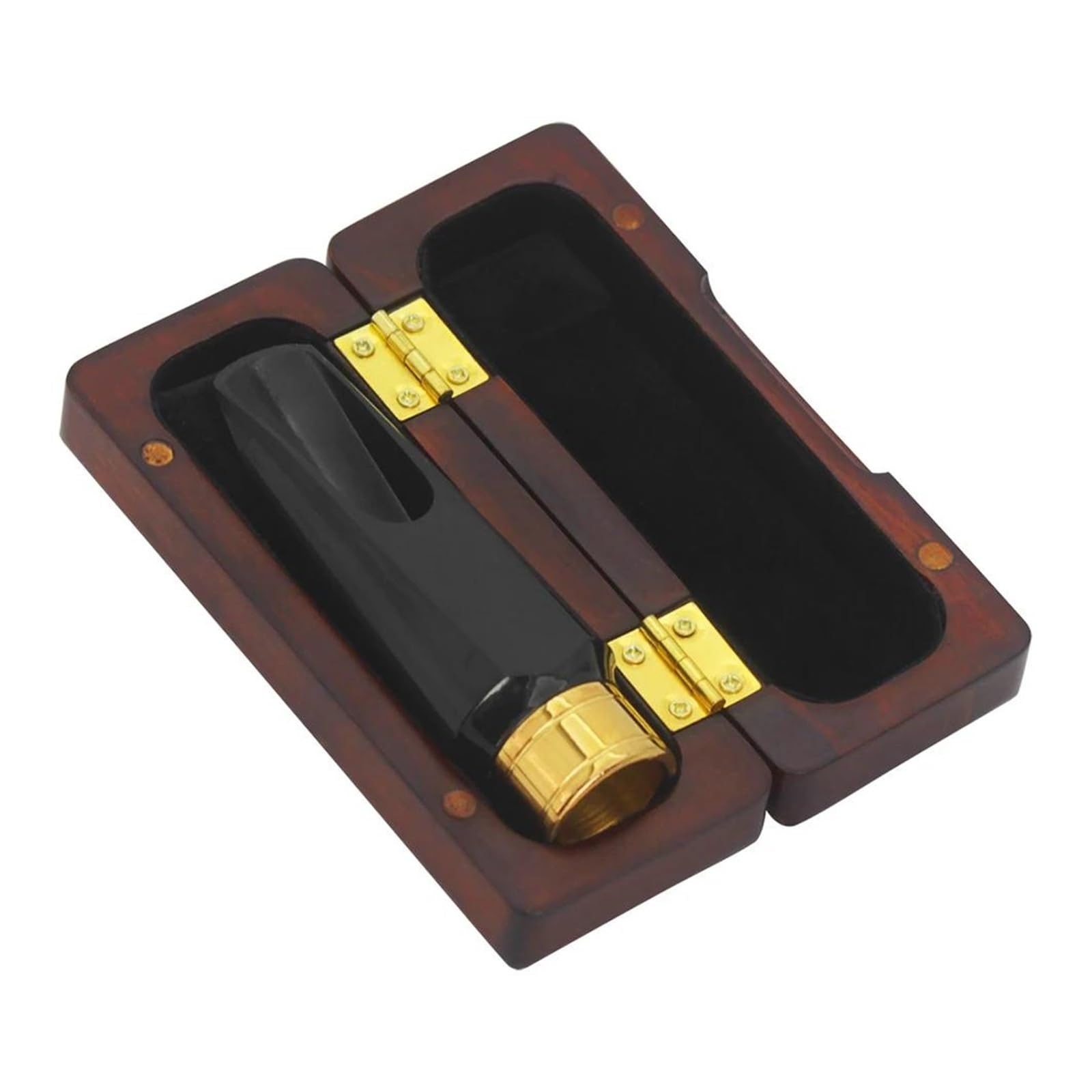 Kit de Accesorios saxofón Boquilla Universal Para Saxofón Alto, Accesorios Para Instrumentos De Viento De Madera, Piezas De Instrumentos De Boca ABS Con Caja