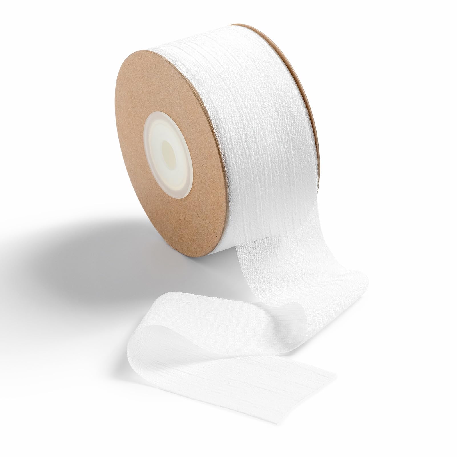 MORSUNBELA Geschenkband Breit Schleifenband Hochzeit Seidenband Dekoband 3,8 cm x 23 m