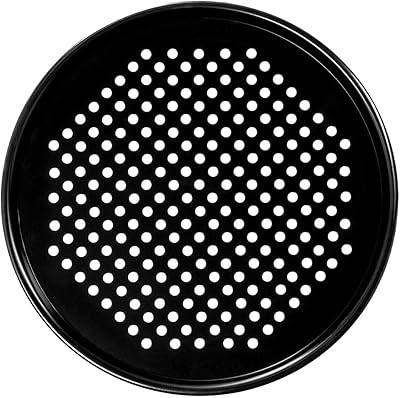 BBQGUYS Signature 13-Inch Non-Stick Perforated Pizza Pan - BBQ-PERFPP