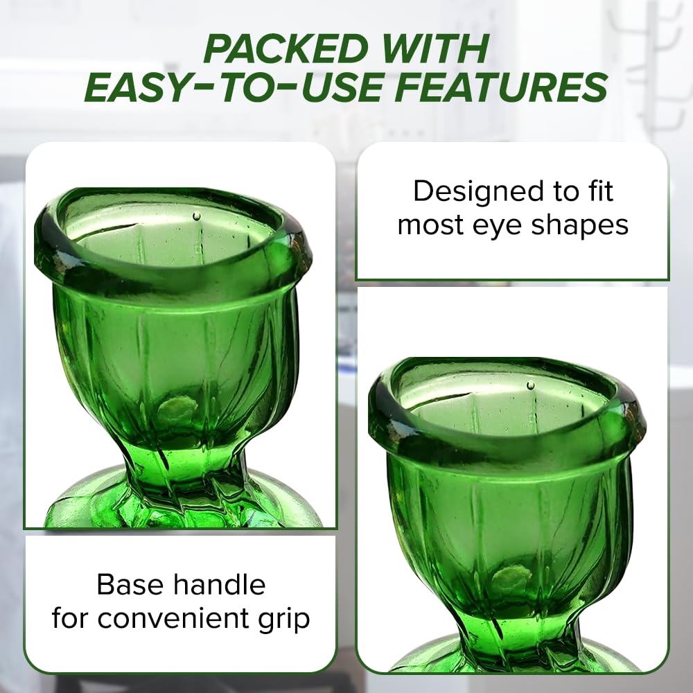 Amazon.com: 2activelife Set of 2 Eye Wash Cups with Storage Container | Eye  Cleaner Solution for Tired Eyes, Eyestrain, Makeup and Dust | Eye-Shaped  Rim for Eye Rinse and Cleansing - Green :