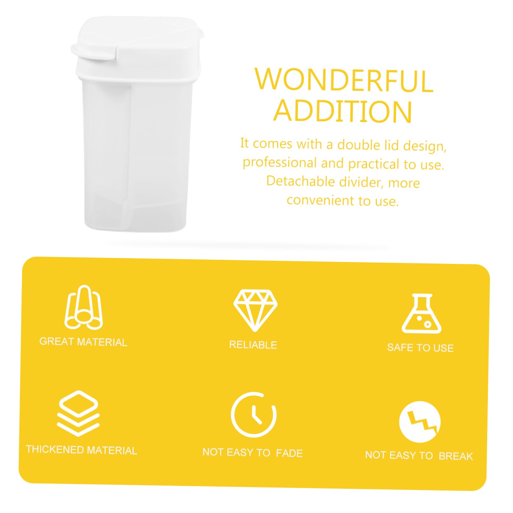 BRIGHTFUFU Set Bulk Pepper Jar Single-handed Seasoning Bottle Easy to Hold Spice Holder