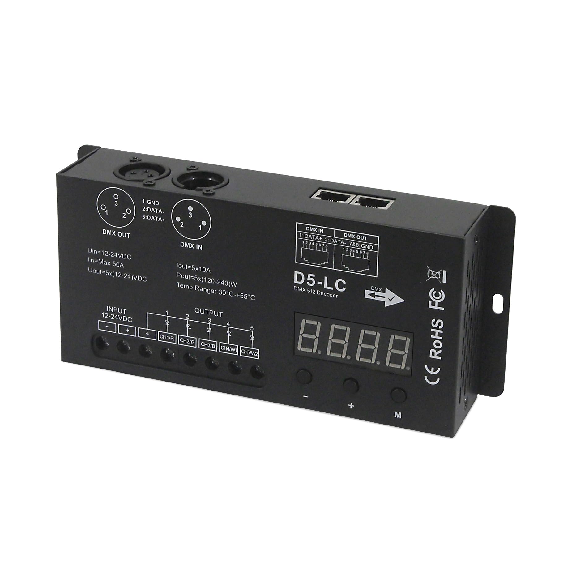 Snapklik.com : High Power Dmx Led Controller Led DMX 512 Decoder Dimmer ...