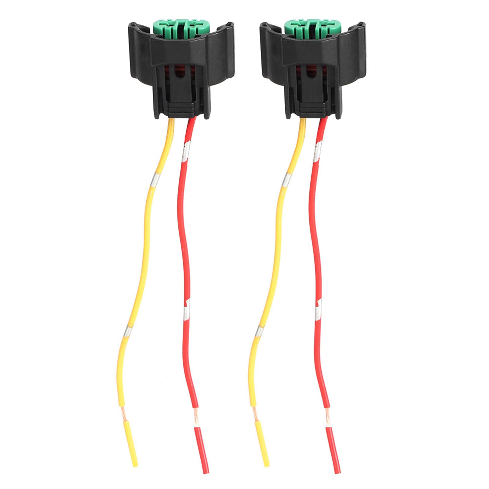 Connettore Lampadine H11 - Female Adapter Wiring Socket, 2Pcs Car Motorcycle Female Adapter Wiring Socket Base Lamp Holder Cable Connector Wiring Harness For H8 H11