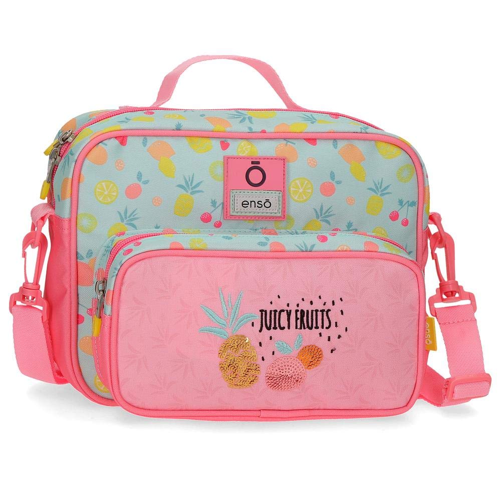 Enso Juicy Fruits Adaptable Beauty Case with shoulder strap Multicoloured 26x20x13 cms Polyester