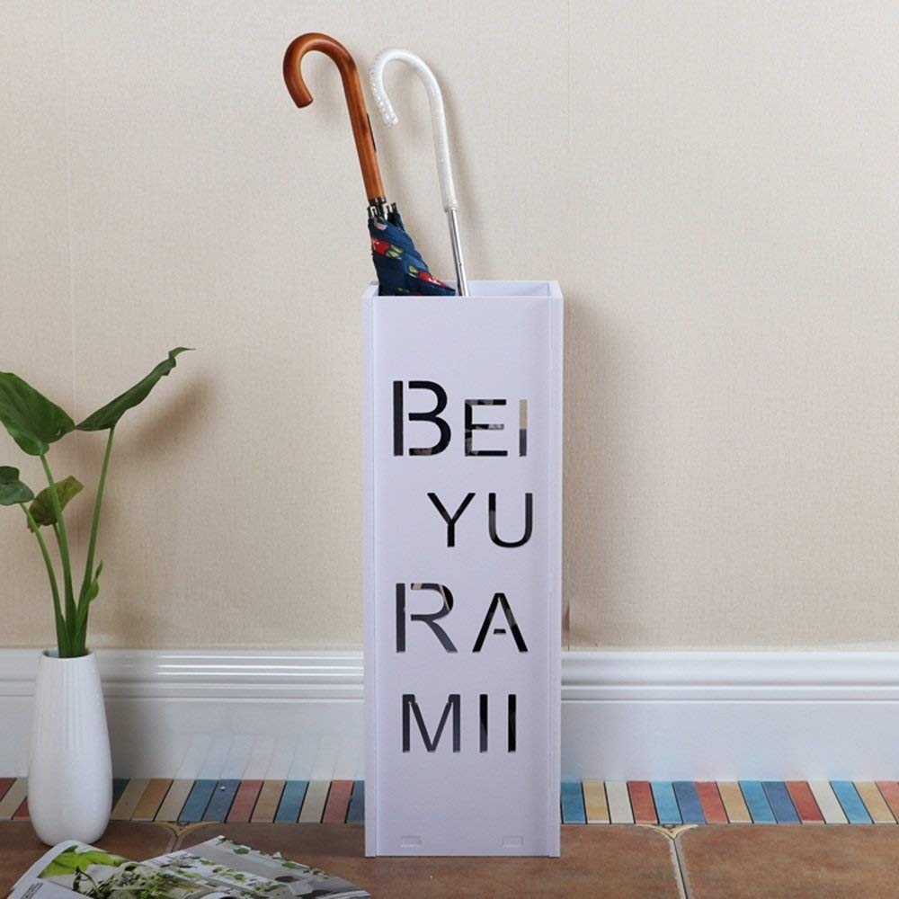 Porte-Parapluie Blanc CHEWYNP : Fini les flaques au sol