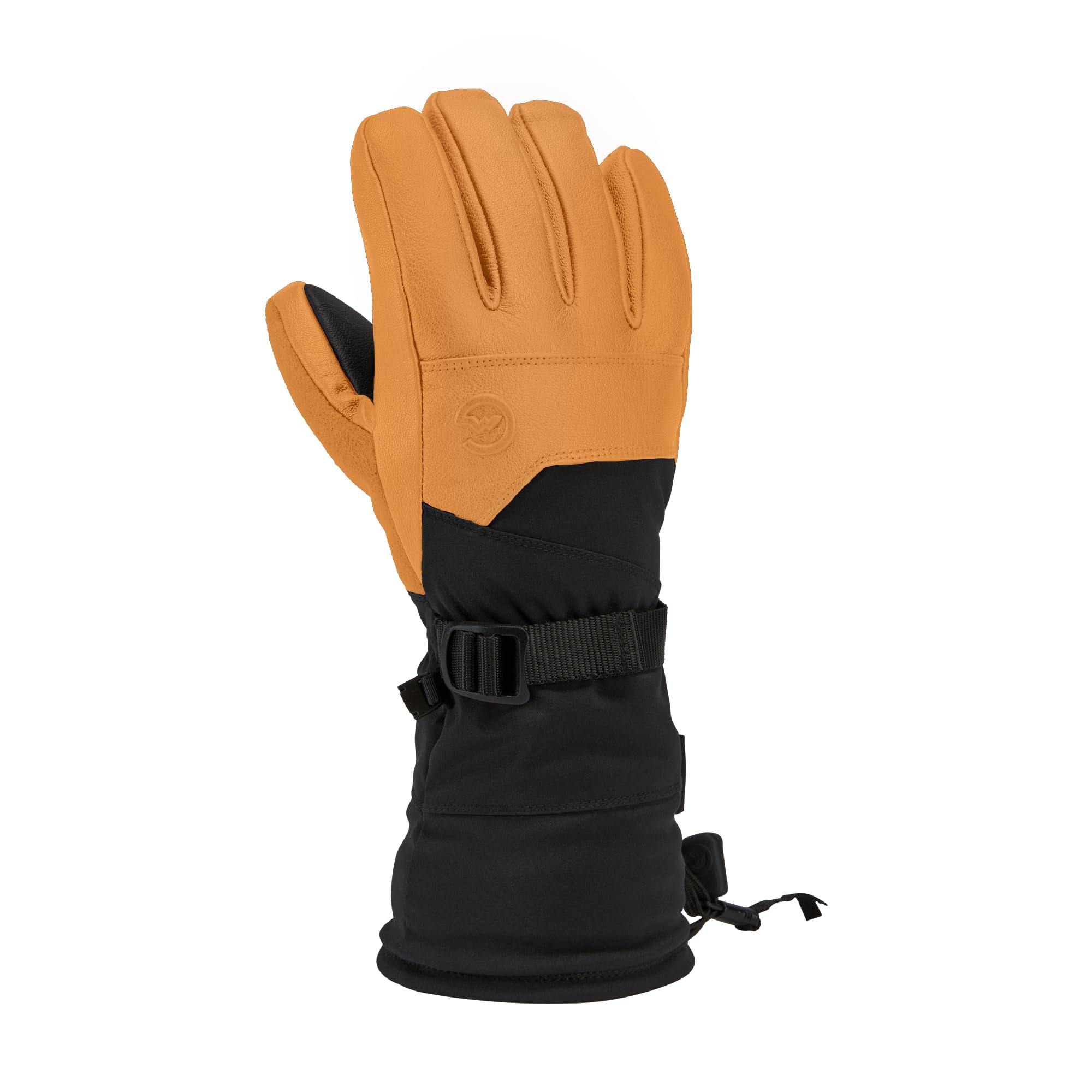 Gordini Men's Polar Glove, Black/Buff, X-Large