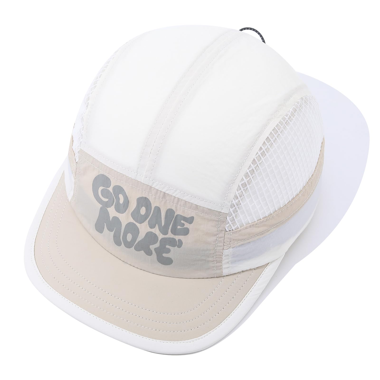Mesh 5 Panel Baseball Cap Summer Short Brim Hats for Men Women Breathable Lightweight Dad Hat Umpire Cadet Cap