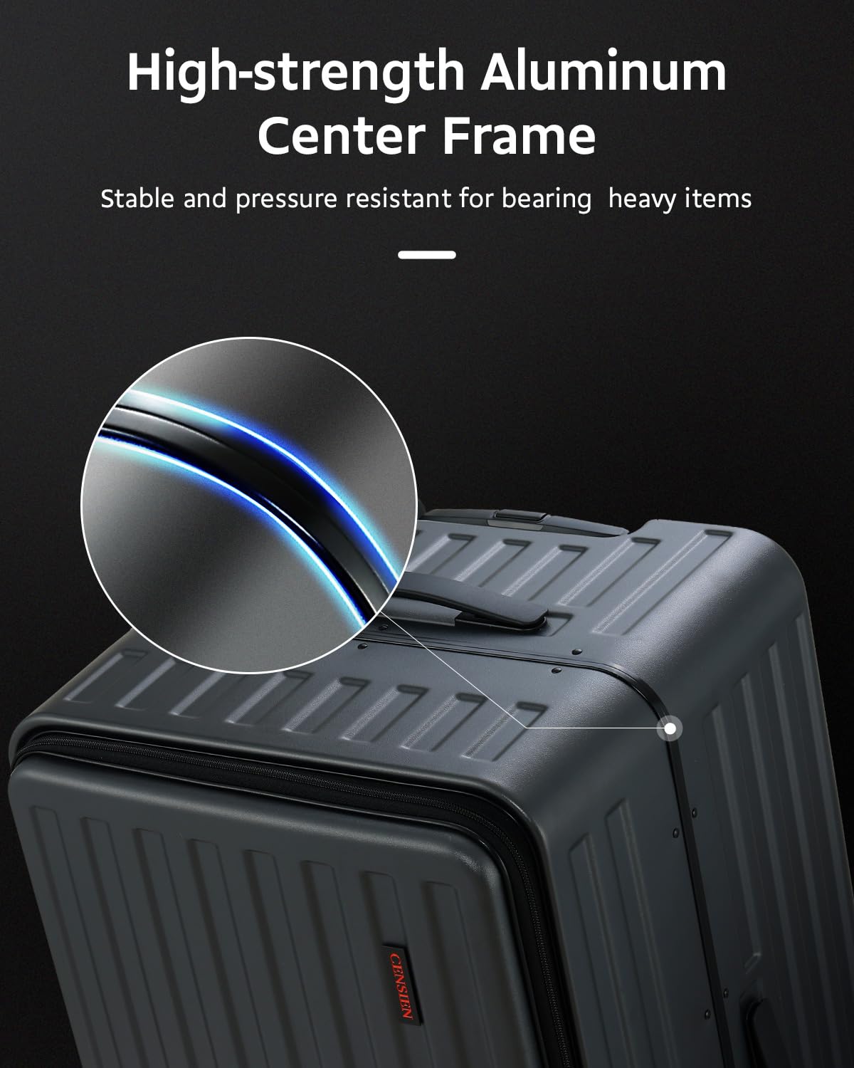 Checked Luggage, Large Suitcase 29 Inch Trunk Luggage with Spinner Wheels, Lightweight ABS+PC Hard Shell with Aluminum Frame, Top Opening, TSA Lock (Black, 1PC)