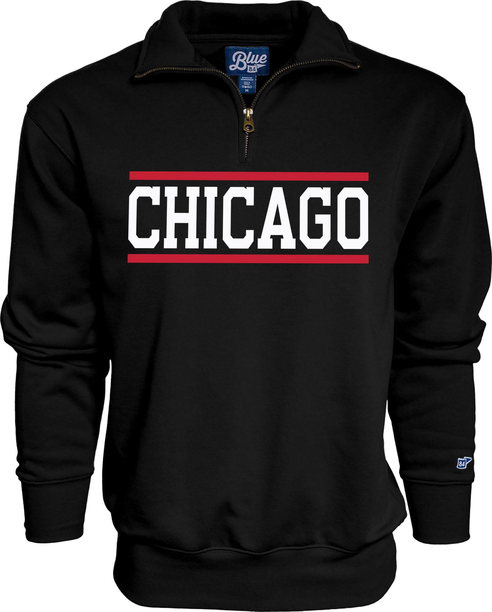 Blue 84 NBA unisex-adult Nba Officially Licensed Quarter Zip Sweatshirt Alternate Color