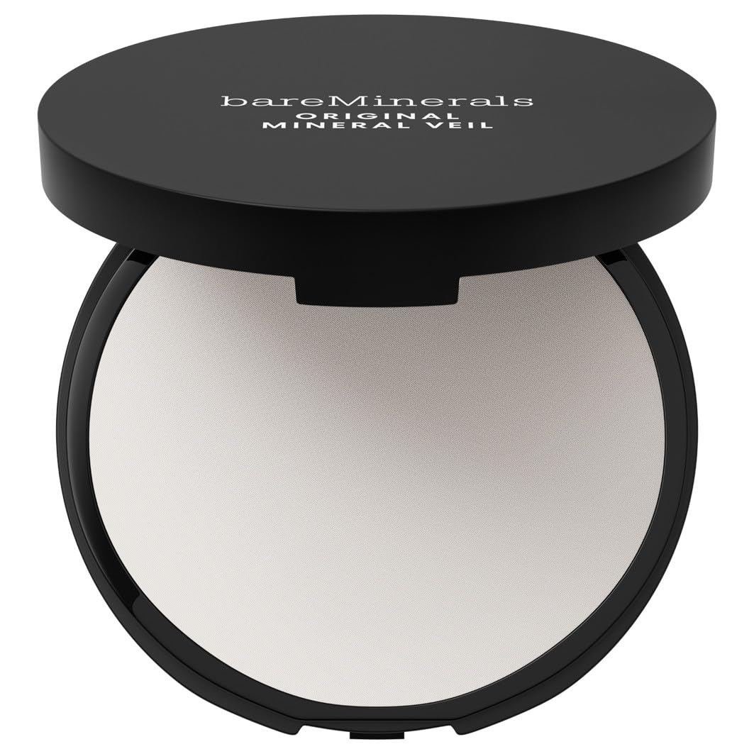 bareMinerals Original Mineral Veil Talc-Free Pressed Setting Powder, Weightless Blurring & Matte Finishing Powder, Pore Minimizer, Extends Makeup Wear, Vegan bareMinerals Original Mineral Veil Talc-Free Pressed Setting Powder, Weightless Blurring & Matte Finishing Powder, Pore Minimizer, Extends Makeup Wear, Vegan