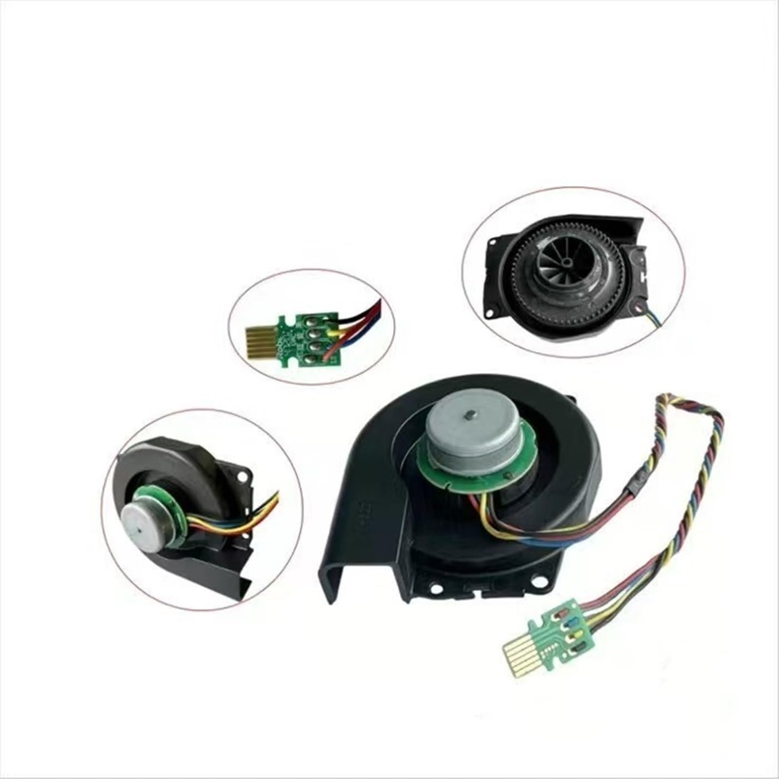 Módulo Motor Ventilador Robot Compatible con Roomba | I1 I2 I3 I4 I5 I6 I7 I8 J7 J8 E5 E6; Módulo motor ventilador; familia robot aspirador; límite por modelo