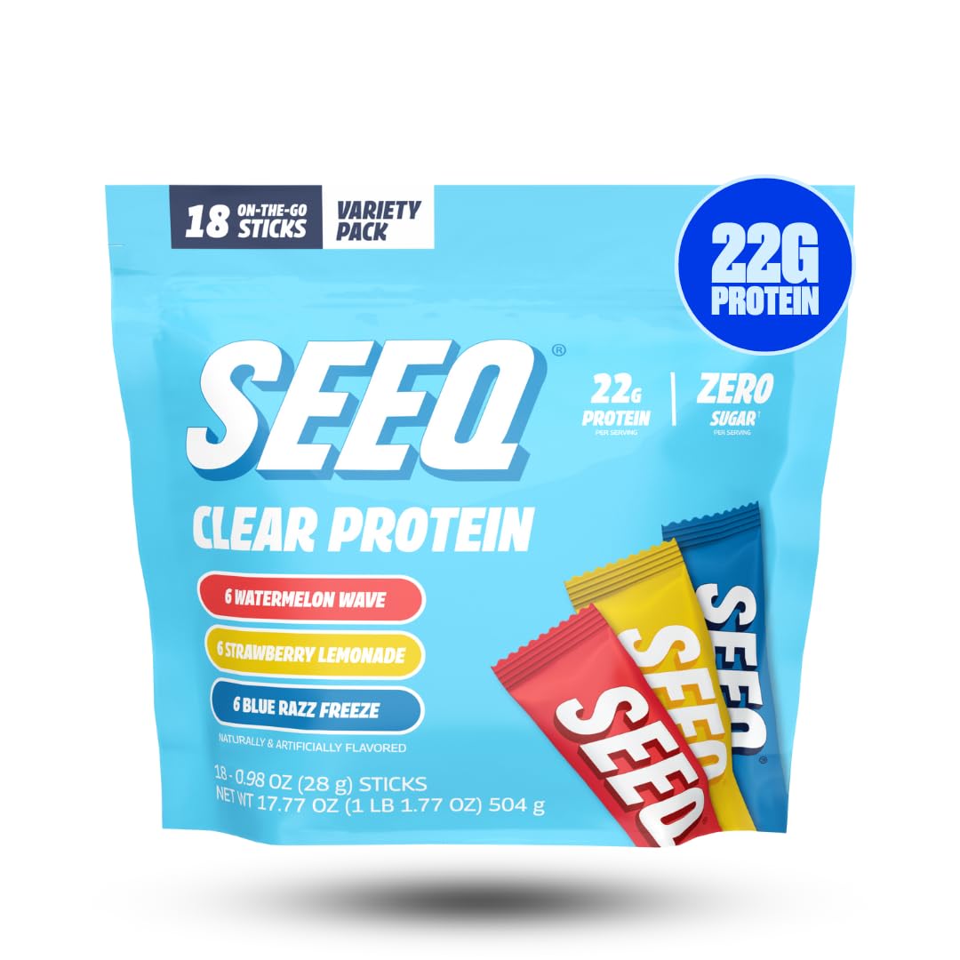 SEEQ Clear Protein Powder Packets