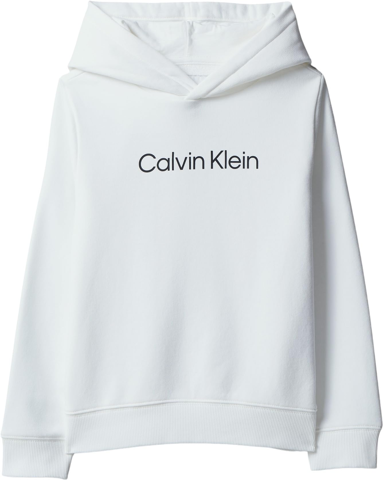 Calvin Klein Inst. Logo Reg. Terry Hoodie Lv1cksjb38 Felpa con Cappuccio Unisex - Bambini e Ragazzi