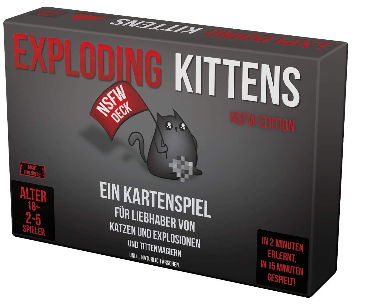 Exploding Kittens | Exploding Kittens – NSFW Edition | Grundspiel | Partyspiel | Kartenspiel | 2-5 Spieler | Ab 18+ Jahren | 15+ Minuten… – Ansicht 6