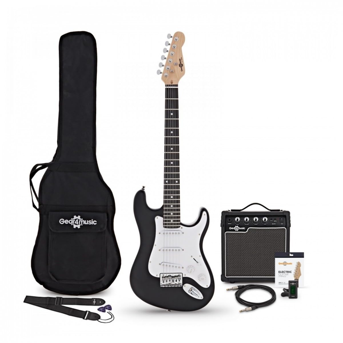 Junior E-Gitarre 3/4 Größe Anfänger Starter Pack mit Verstärker