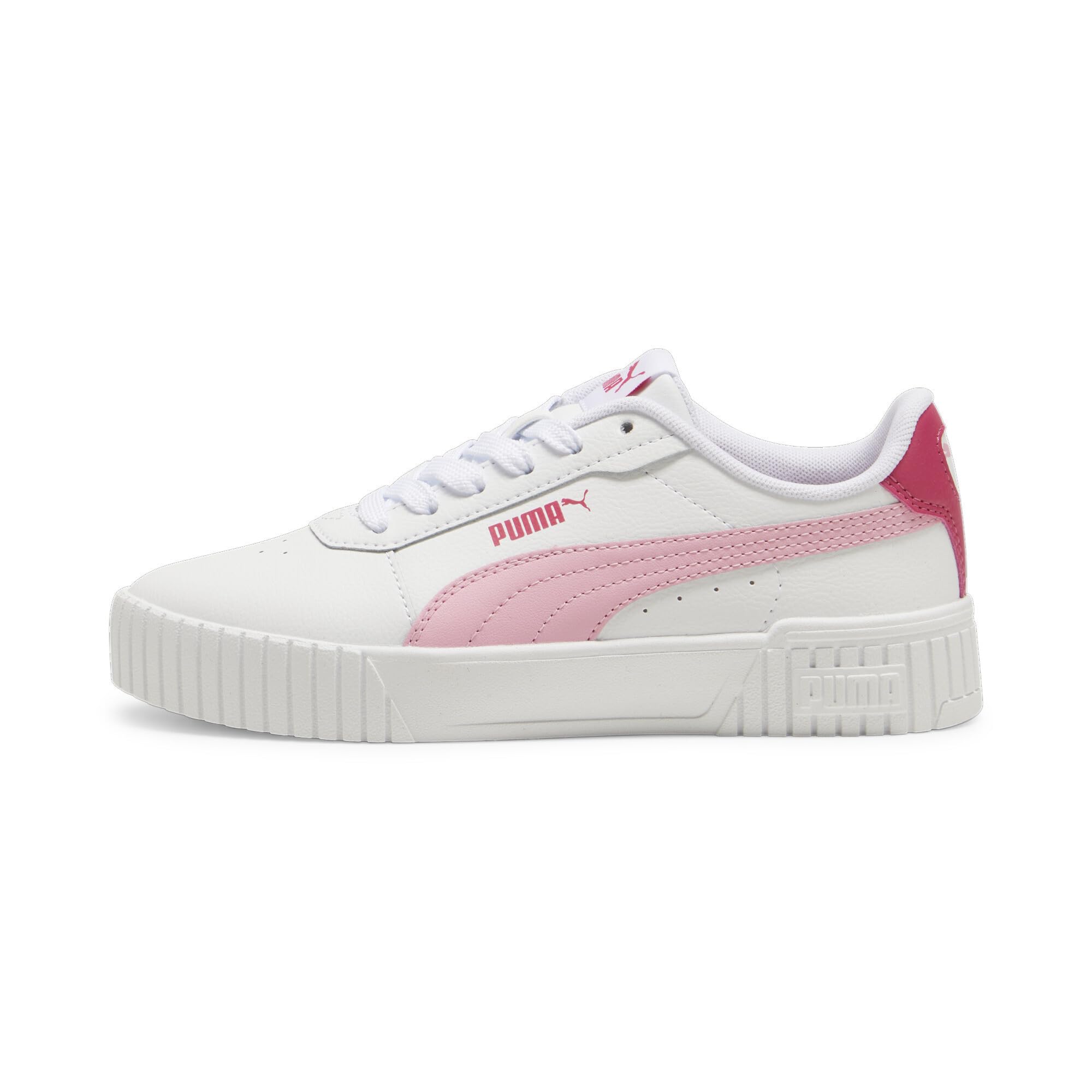 Puma Girls Older Carina 2.0 Trainers - White/Pink